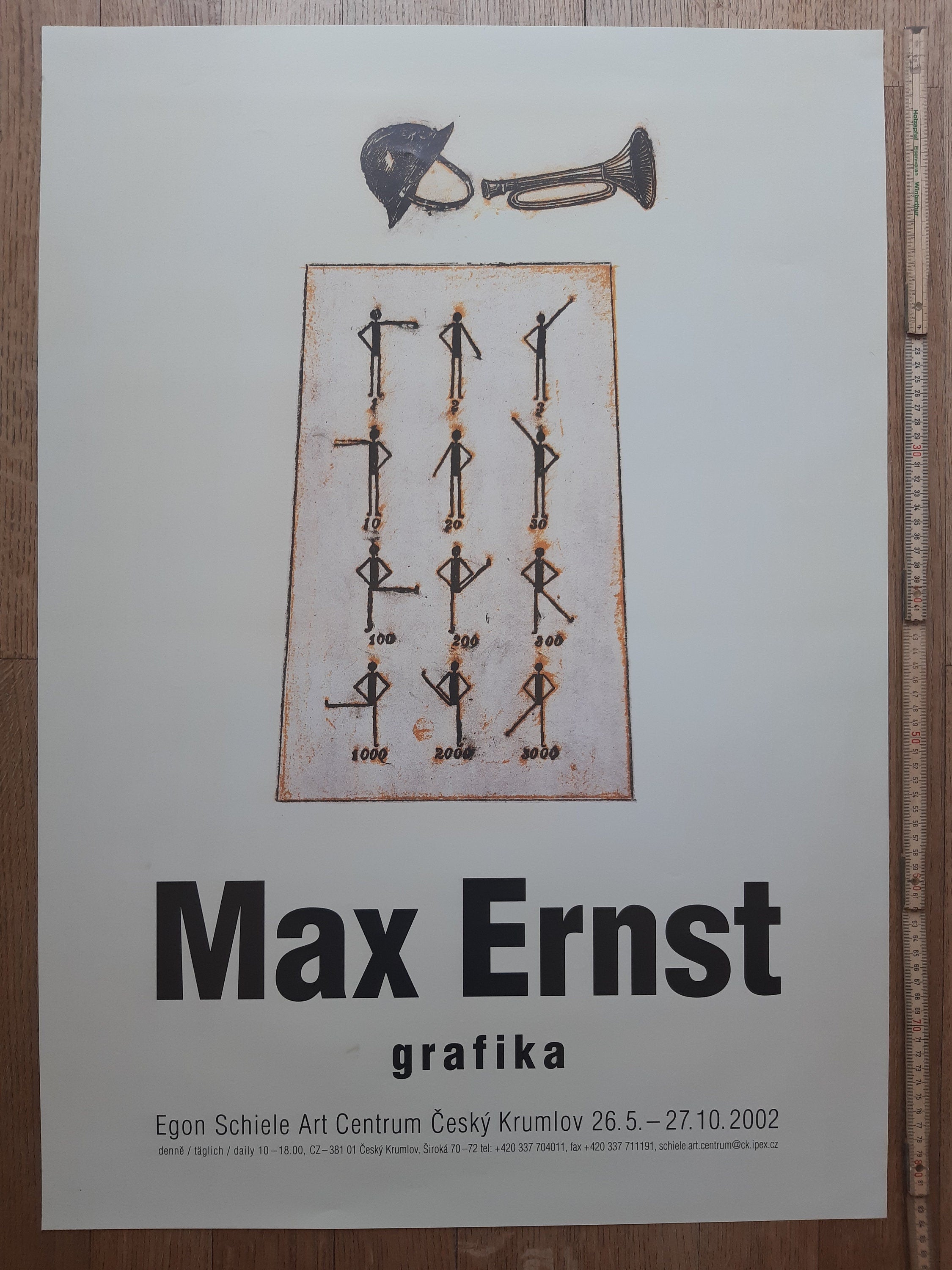 Max Ernst originales Kunstplakat – 59,4×84 cm