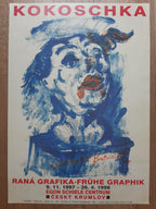 Oskar Kokoschka original art poster - 23.2"×33.1" (59×84cm)
