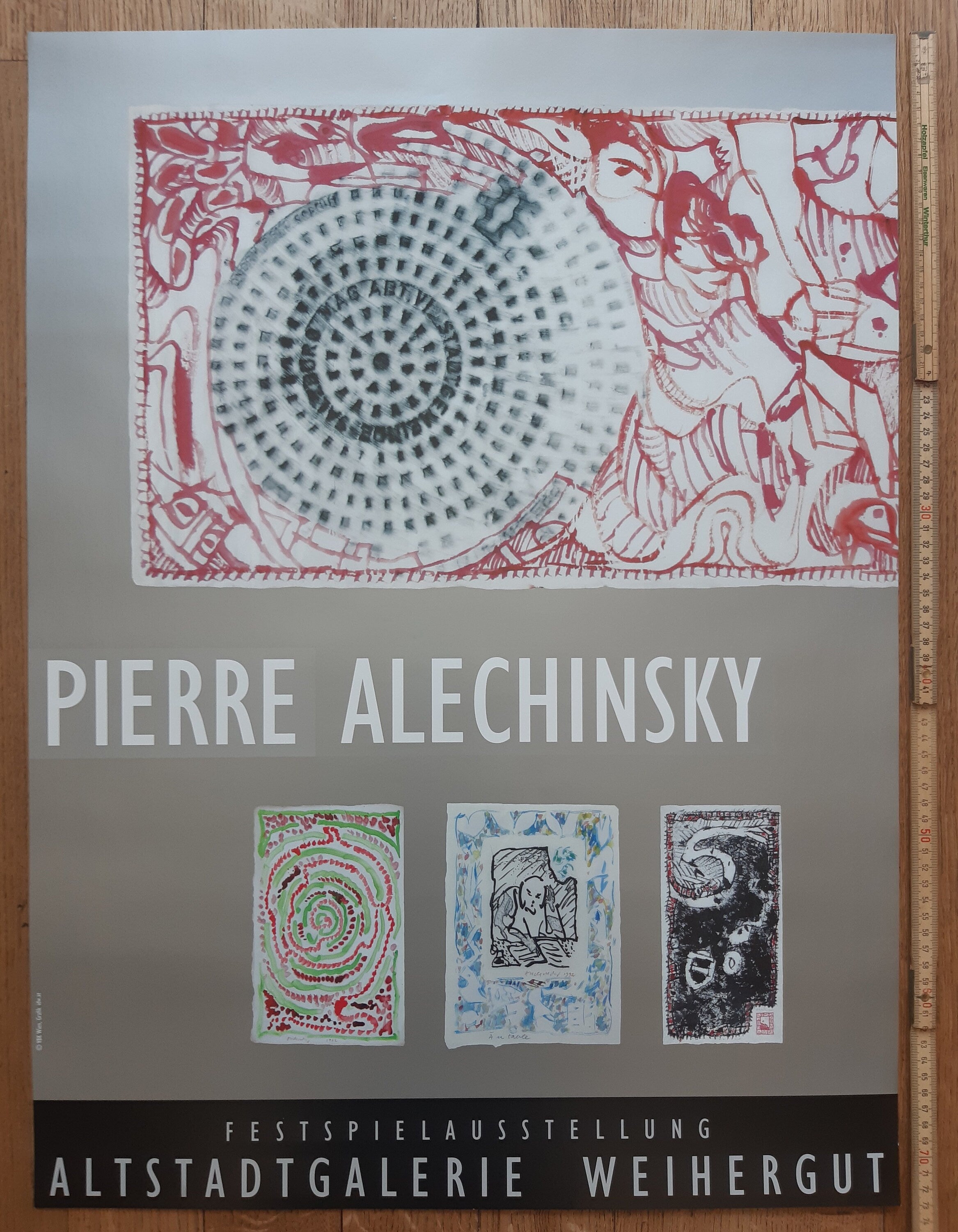 Pierre Alechinsky Original-Kunstplakat – 54×73 cm (21,3"×28,7")