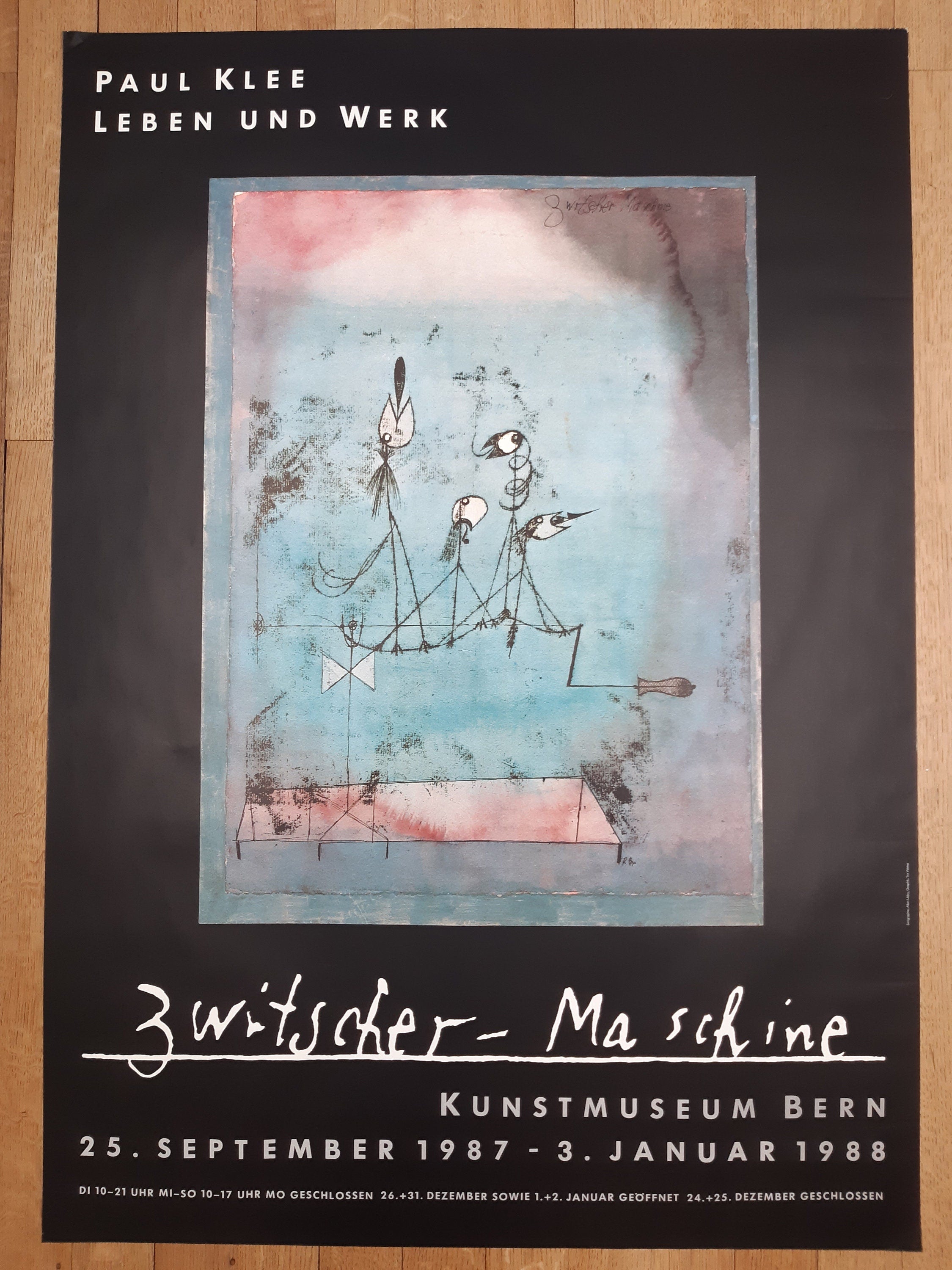 Paul Klee large museum poster - 35.6"×50.4" (90.5×128cm)