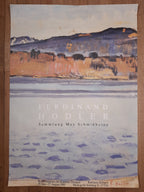 Ferdinand Hodler original art exhibition poster - 35.4"×50.4" (90×128cm)