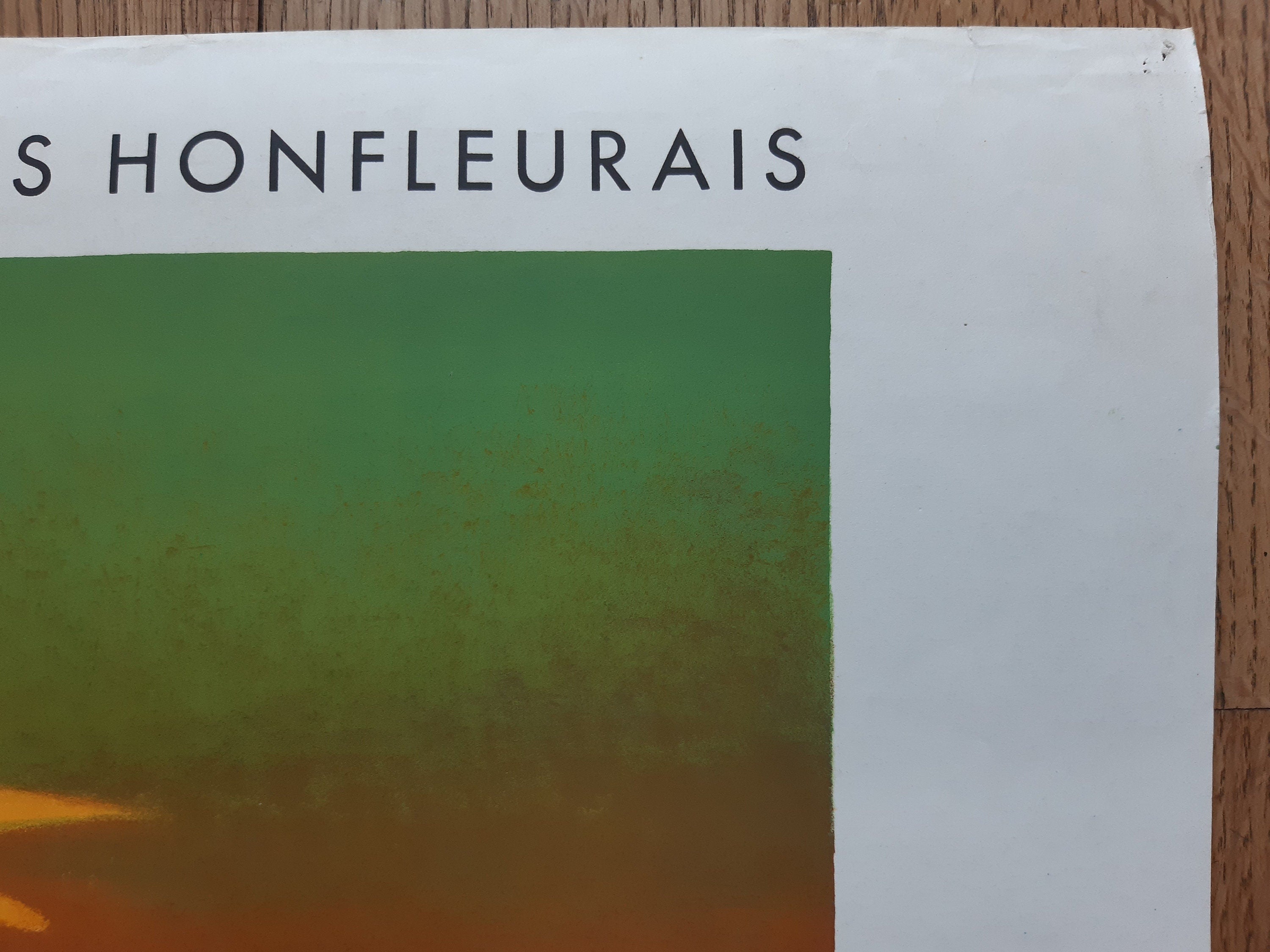 Felix Vallotton art exhibition poster used - 20.1"×30.5" (51×77.5cm)