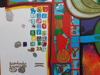 Hundertwasser original Olympic poster used - 25.2"×39.8" (64×101cm)