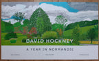 David Hockney original art poster - 39.2"×23.0" (99.5×58.5cm)
