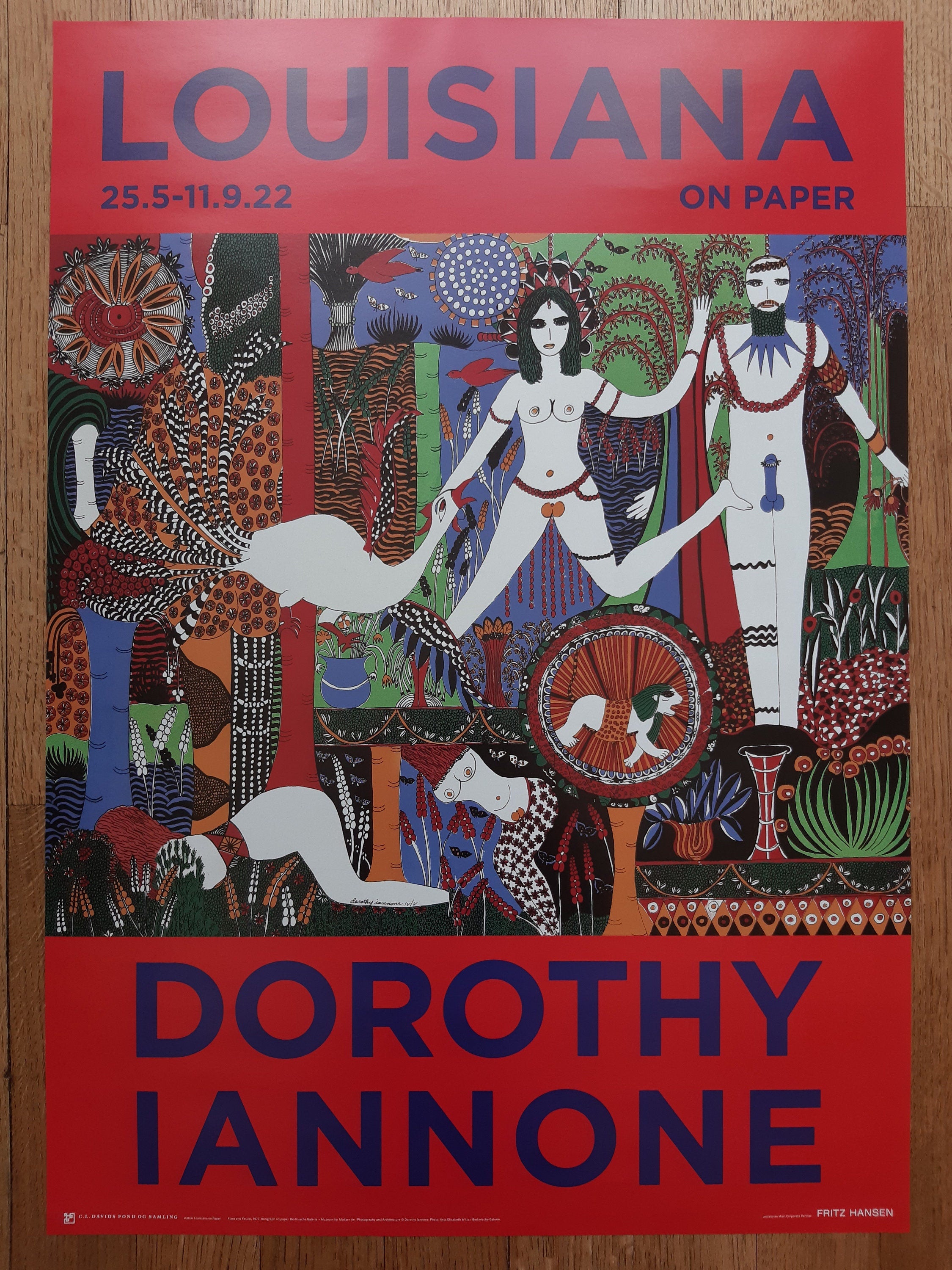 Dorothy Iannone Kunstausstellung Plakat – 59.4×84cm (23.4"×33.1")