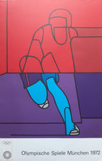 Adami original Olympic poster - 25.2"×39.8" (64×101cm)