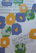 Swiss original museum poster - 27.4"×39.2" (69.5×99.5cm)