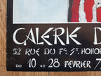 Oliviero Leonardi Original-Kunstausstellungsplakat – 39,7×74cm