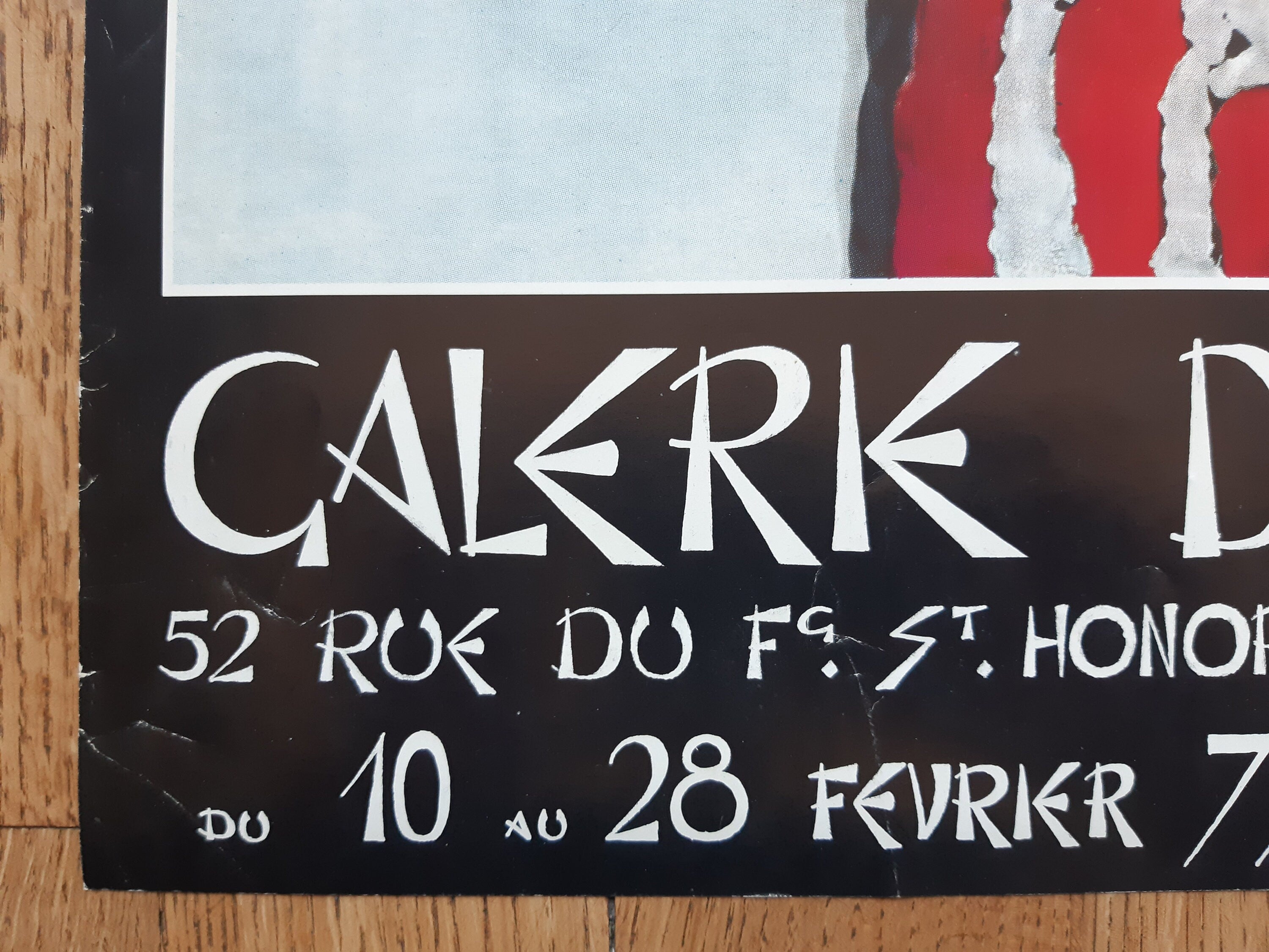Oliviero Leonardi Original-Kunstausstellungsplakat – 39,7×74cm