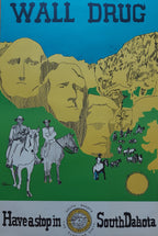 South Dakota vintage travel poster - 15.7"×23.7" (40×60.2cm)