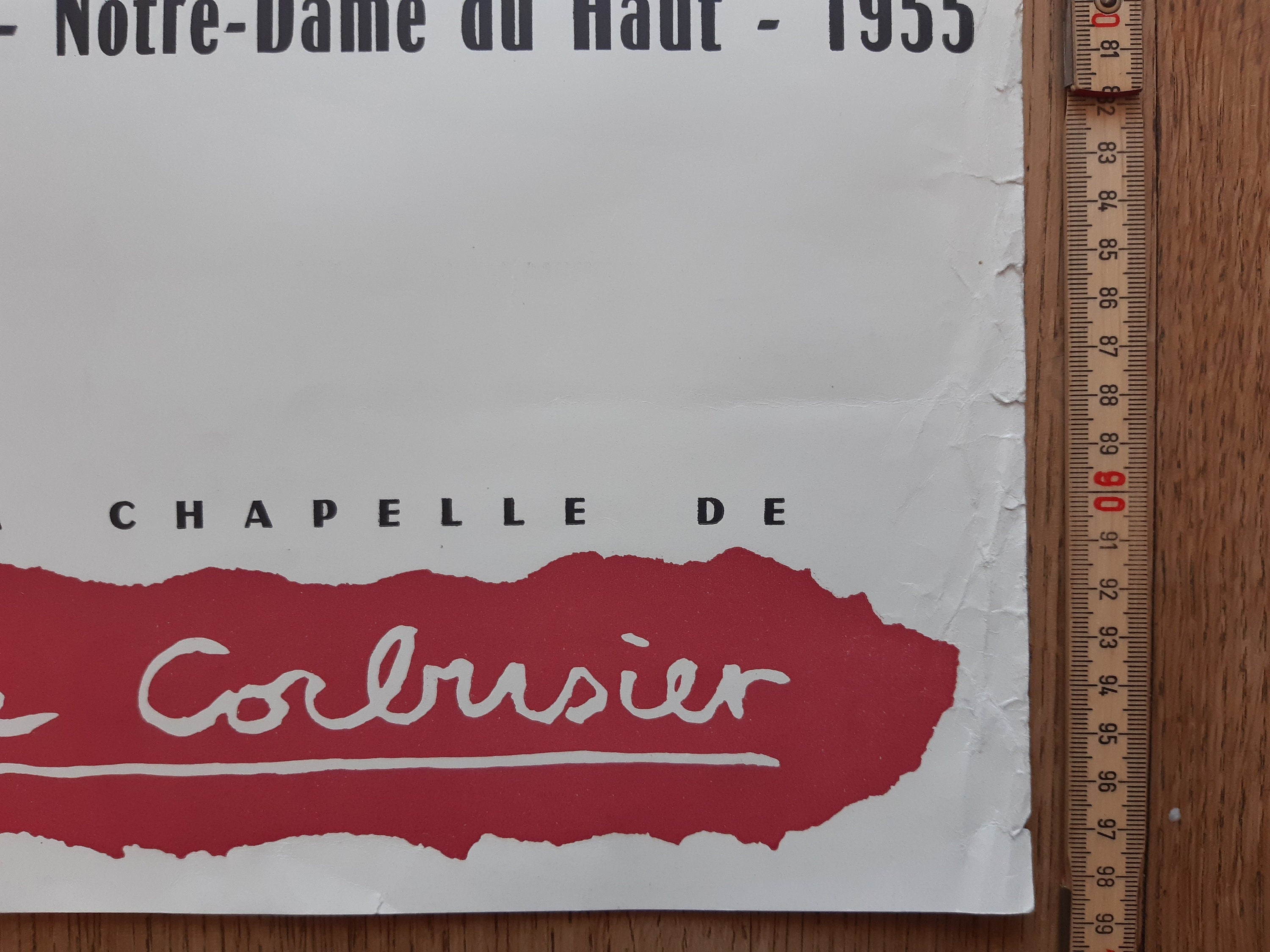 Originales Le Corbusier Kunstplakat gebraucht – 62×99cm