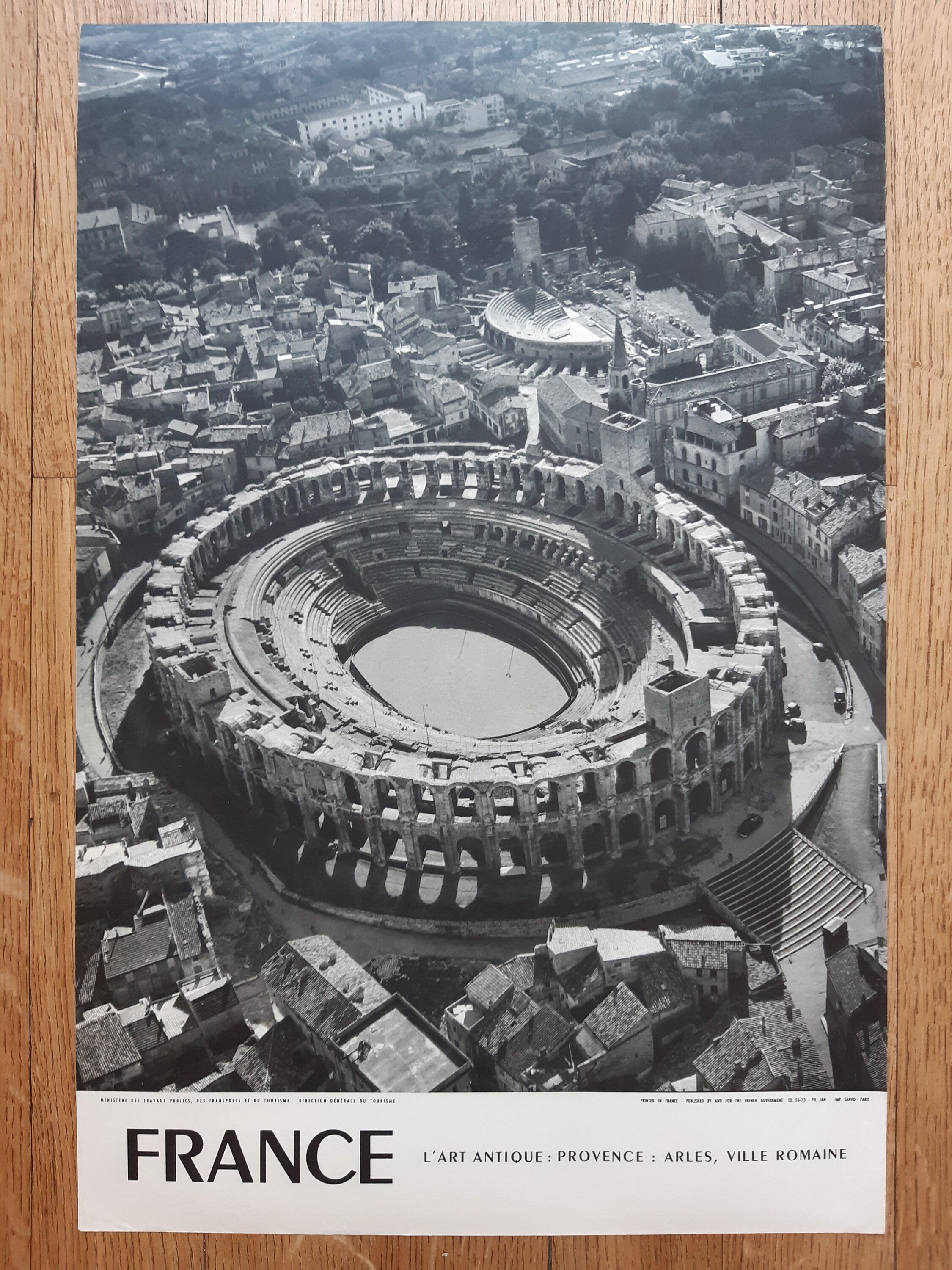 Original französisches Vintage-Reiseplakat – 40×60 cm