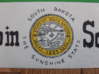 South Dakota vintage travel poster - 15.7"×23.7" (40×60.2cm)