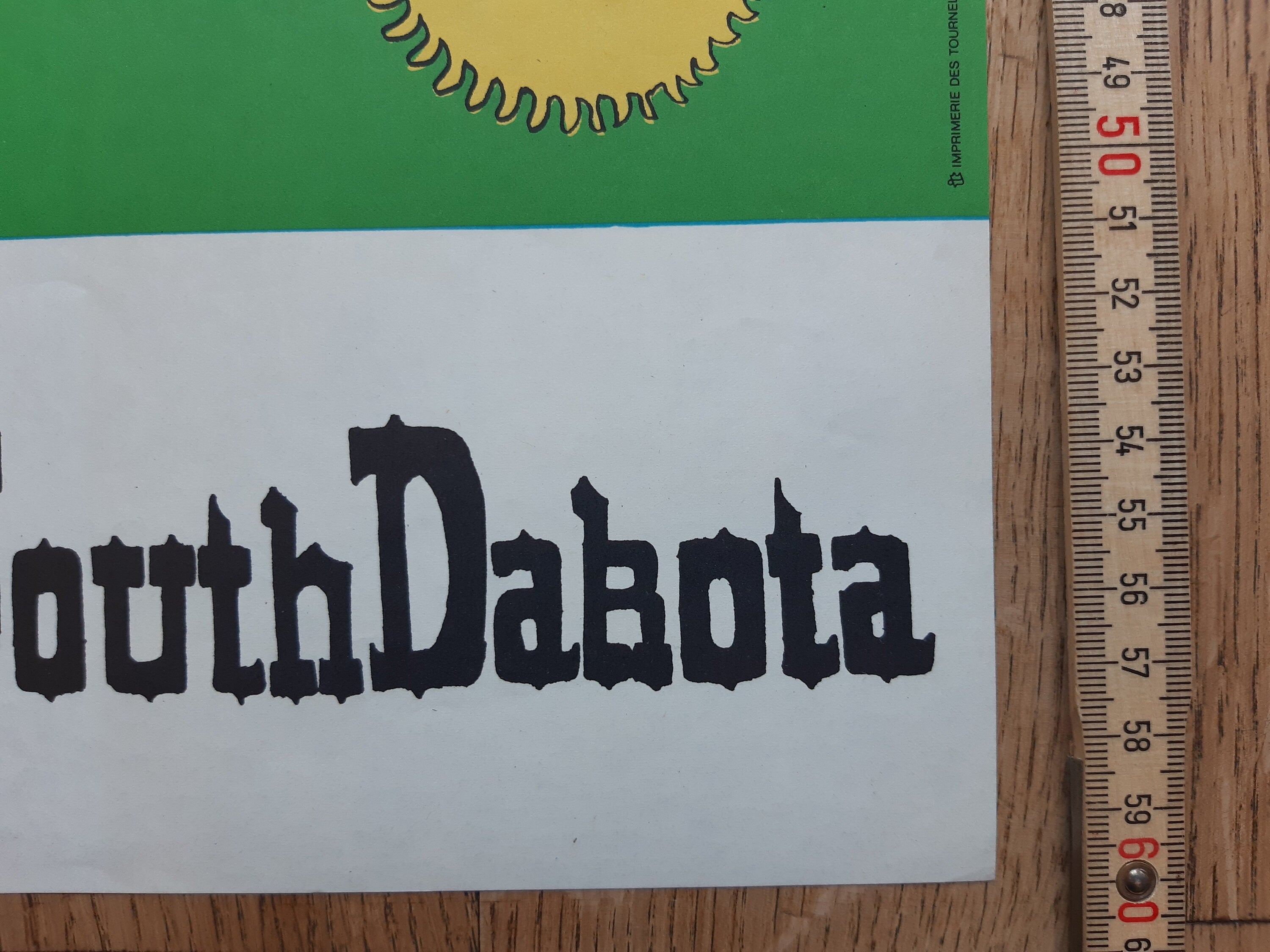 South Dakota Vintage-Reiseposter – 15.7"×23.7" (40×60.2cm)