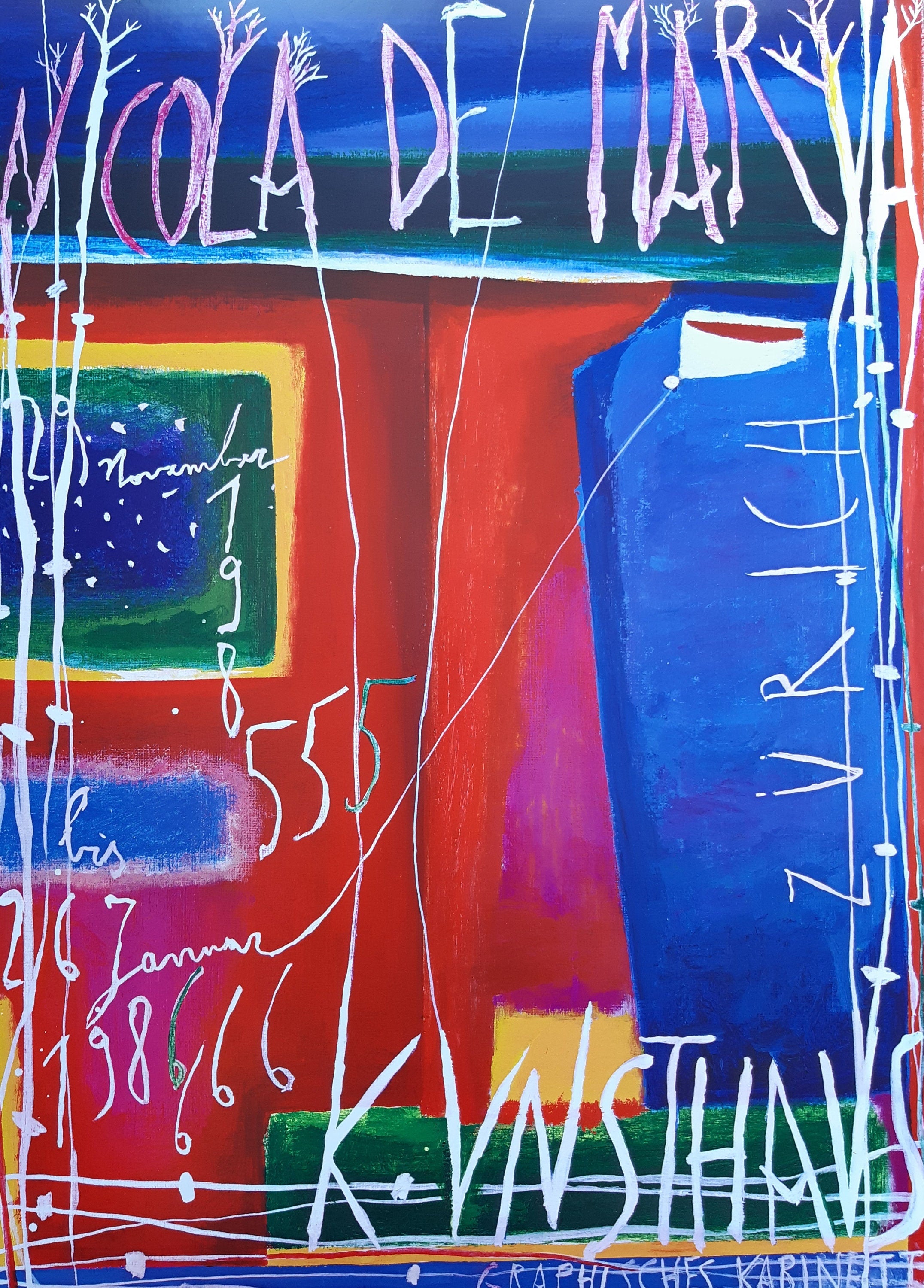 Nicola de Maria originales Kunstplakat - 50×70cm