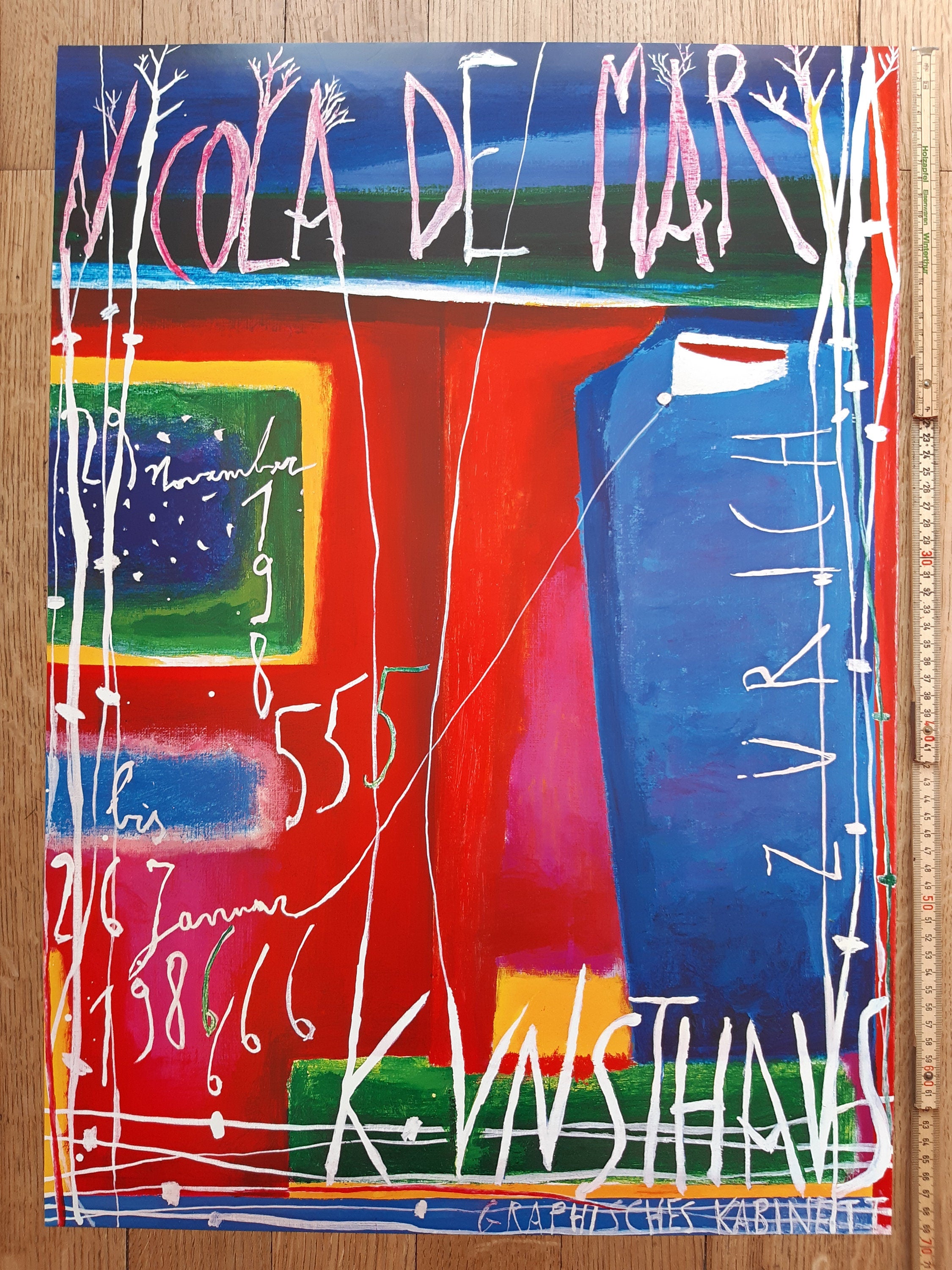 Nicola de Maria originales Kunstplakat - 50×70cm