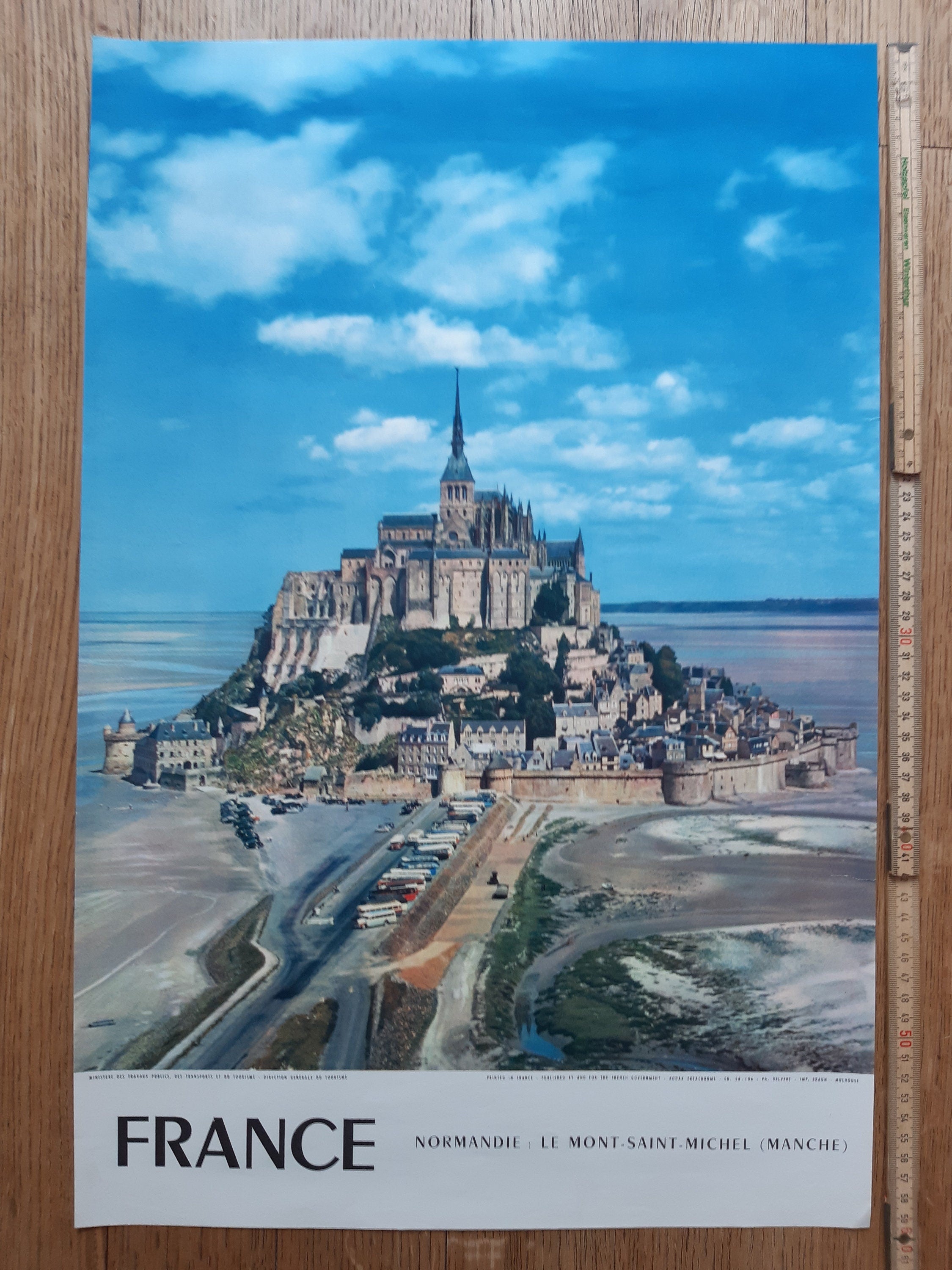 Original französisches Vintage-Reiseplakat – 40×60 cm