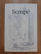 Sempé original exhibition poster - 15.7"×23.6" (40×60cm)