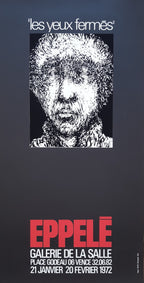 Gerard Eppelé original art poster - 23.6"×11.8" (60×30cm)