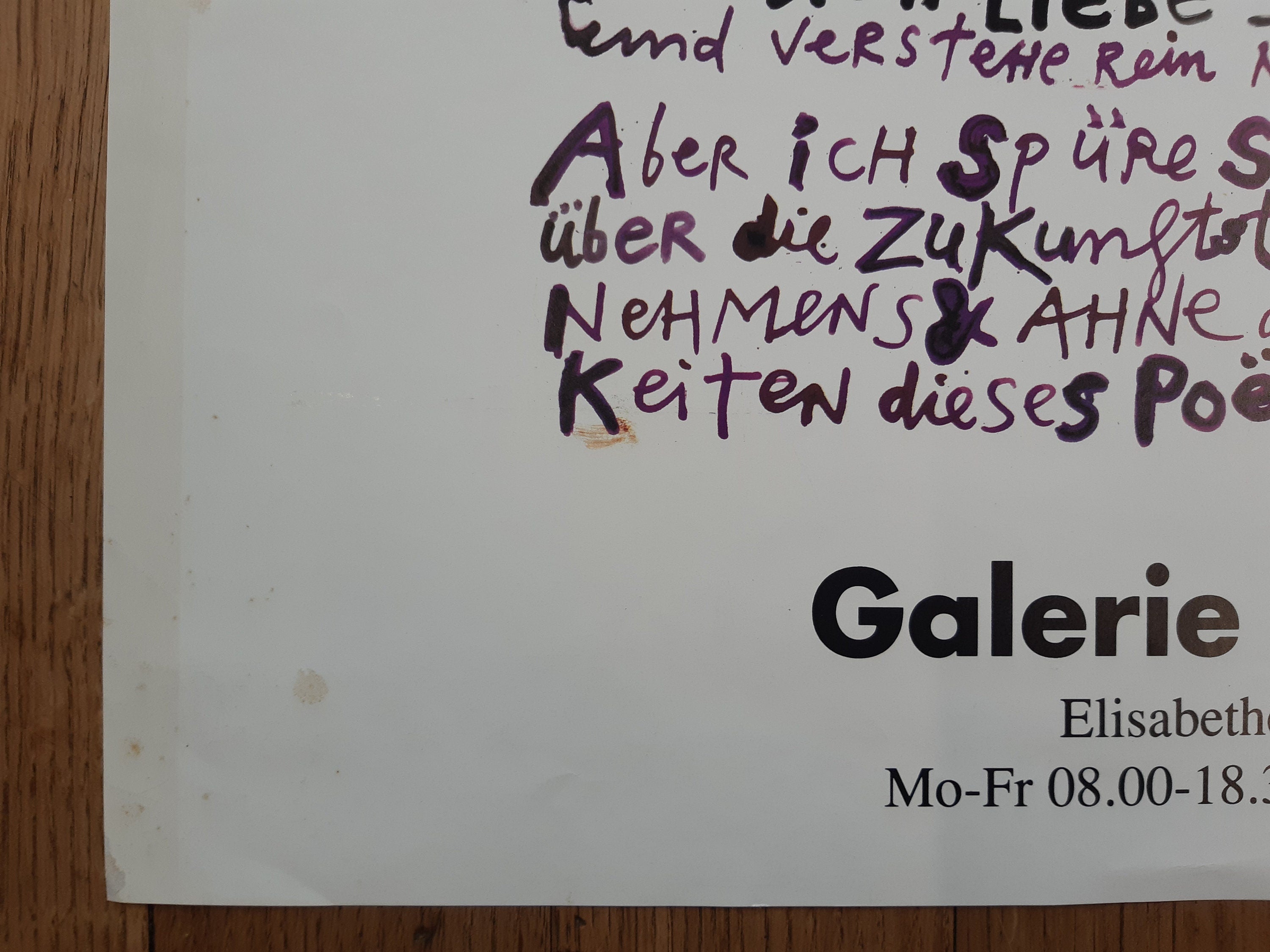 Jim Whithing art exhibition poster Tinguely - 23.4"×33.1" (59.4×84cm)