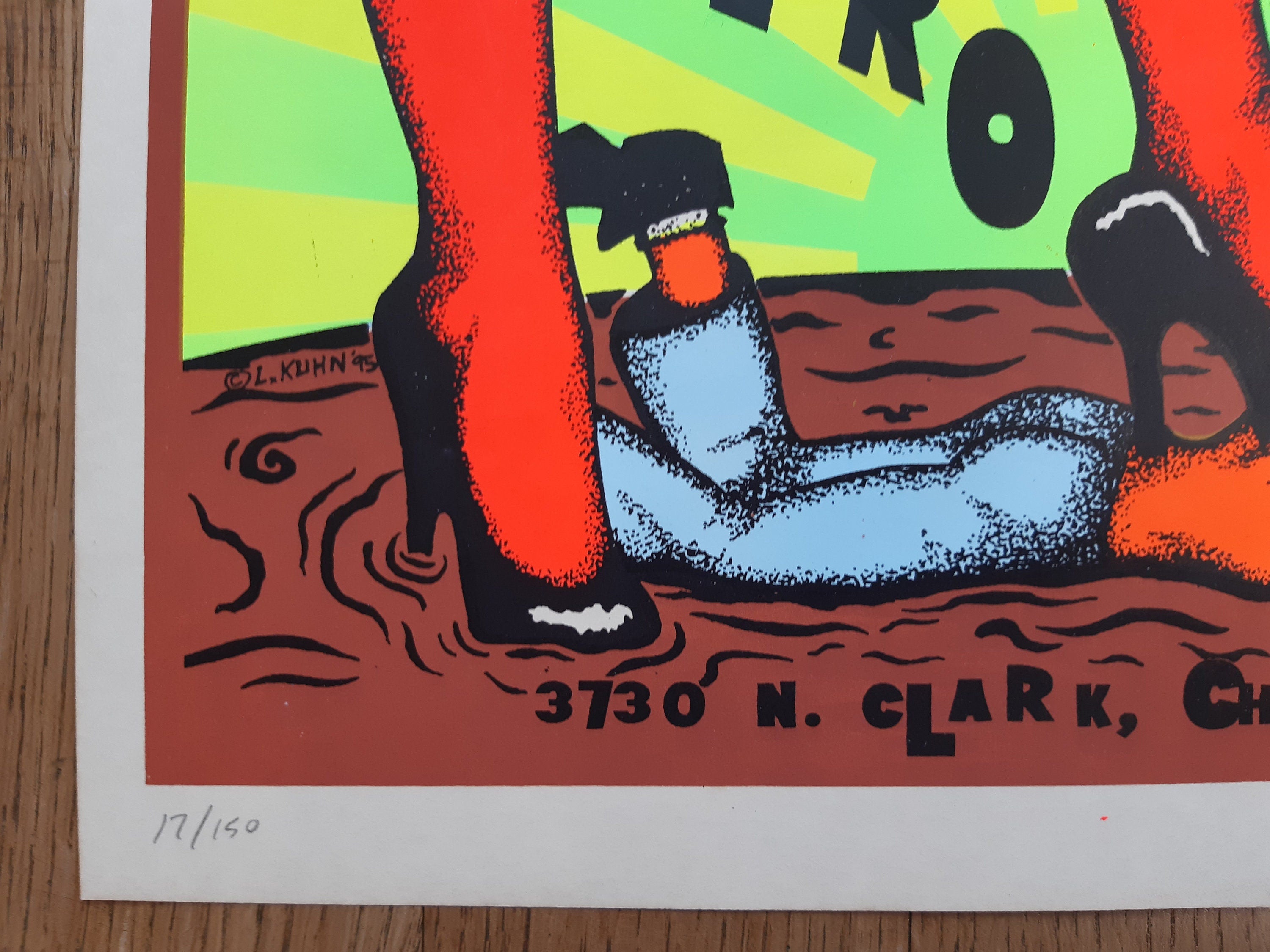 Lindsey Kuhn Original-Poster, handsigniert – 35,8 cm × 58 cm