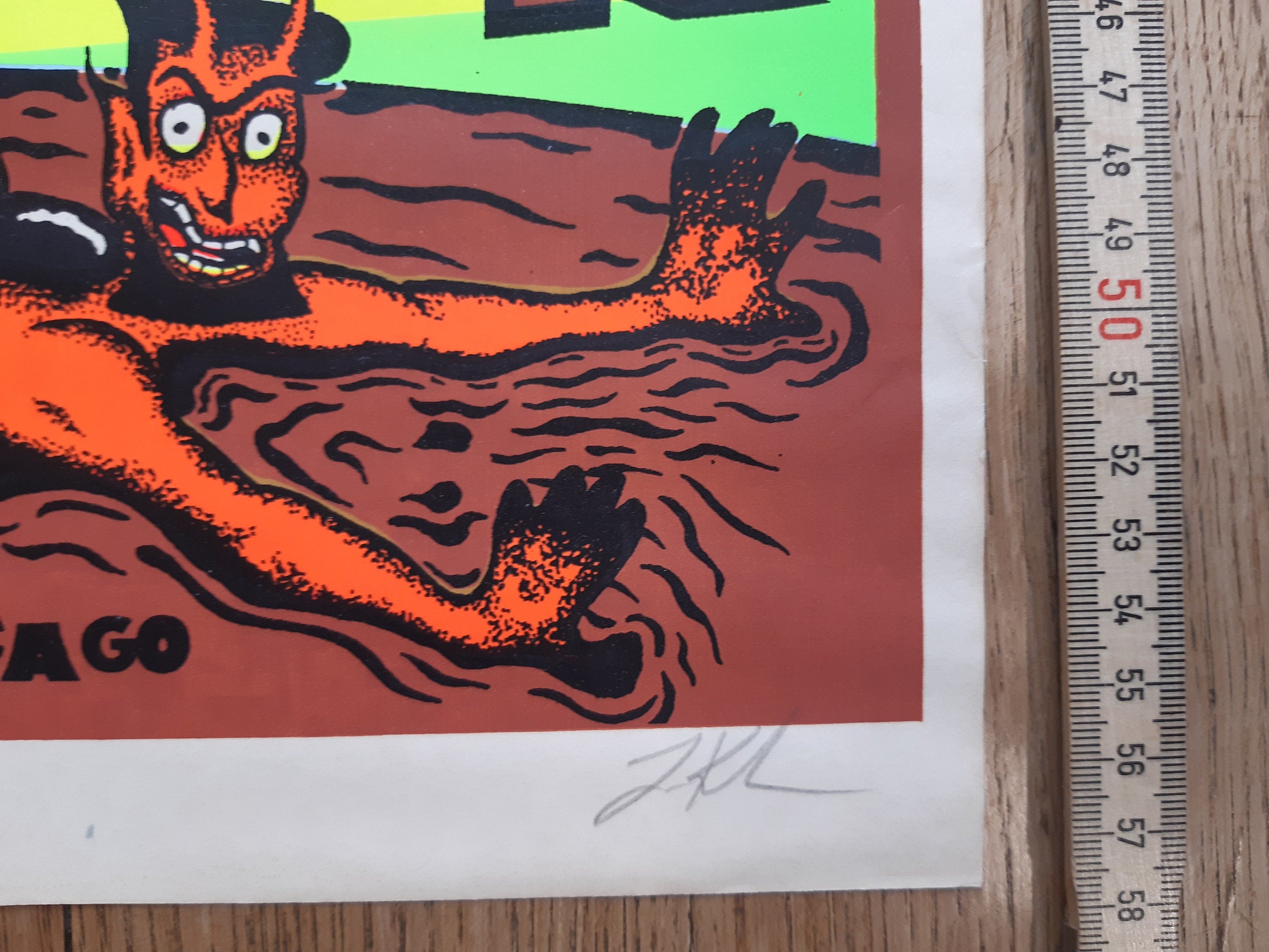 Lindsey Kuhn Original-Poster, handsigniert – 35,8 cm × 58 cm
