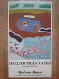 Schalom von Safed Original-Kunstausstellung Plakat - 48,5×85cm (19.1"×33.5")