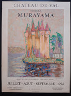 Murayama original art poster signed