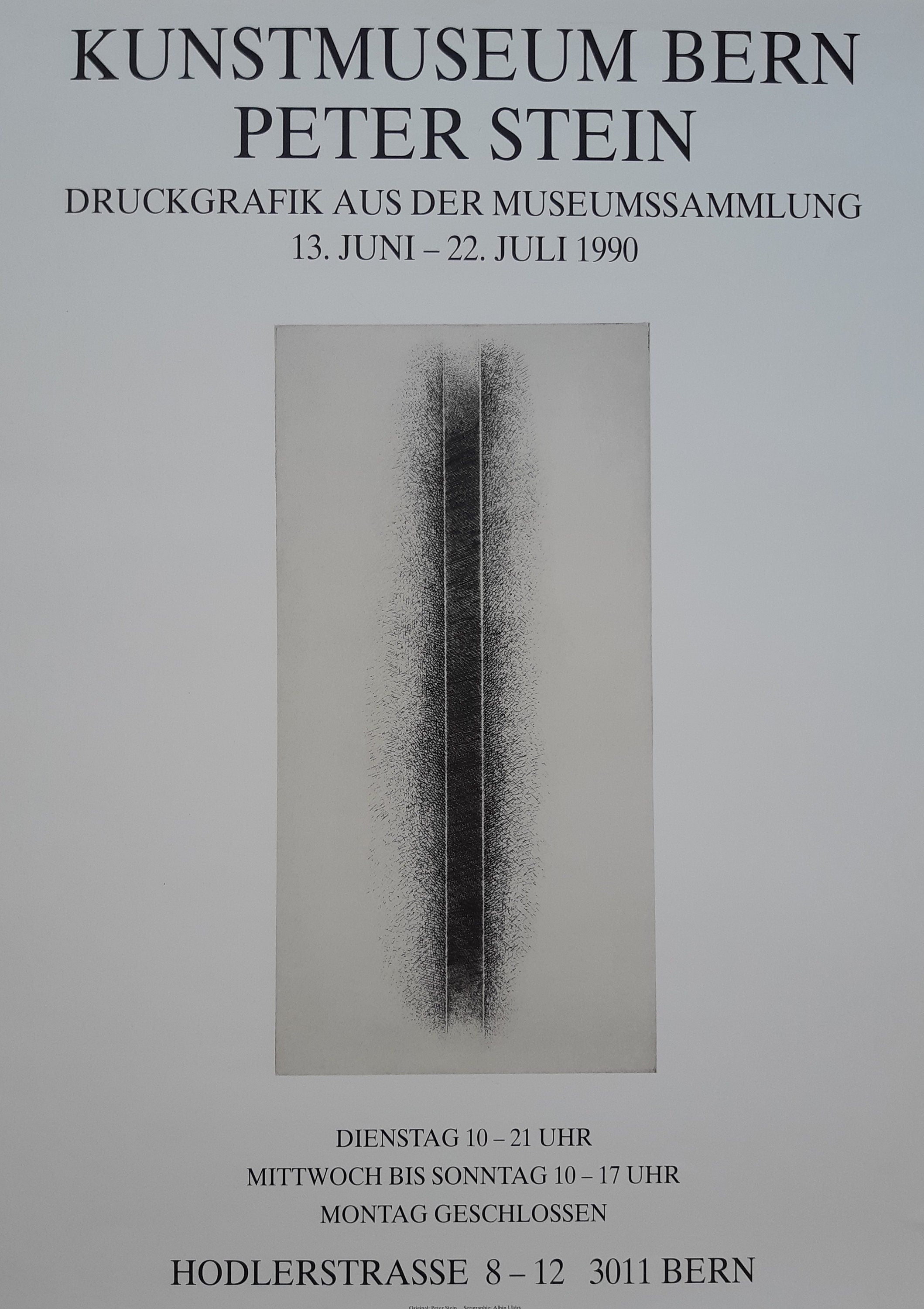 Peter Stein original art exhibition poster - 19.7"×27.6" (50×70cm)