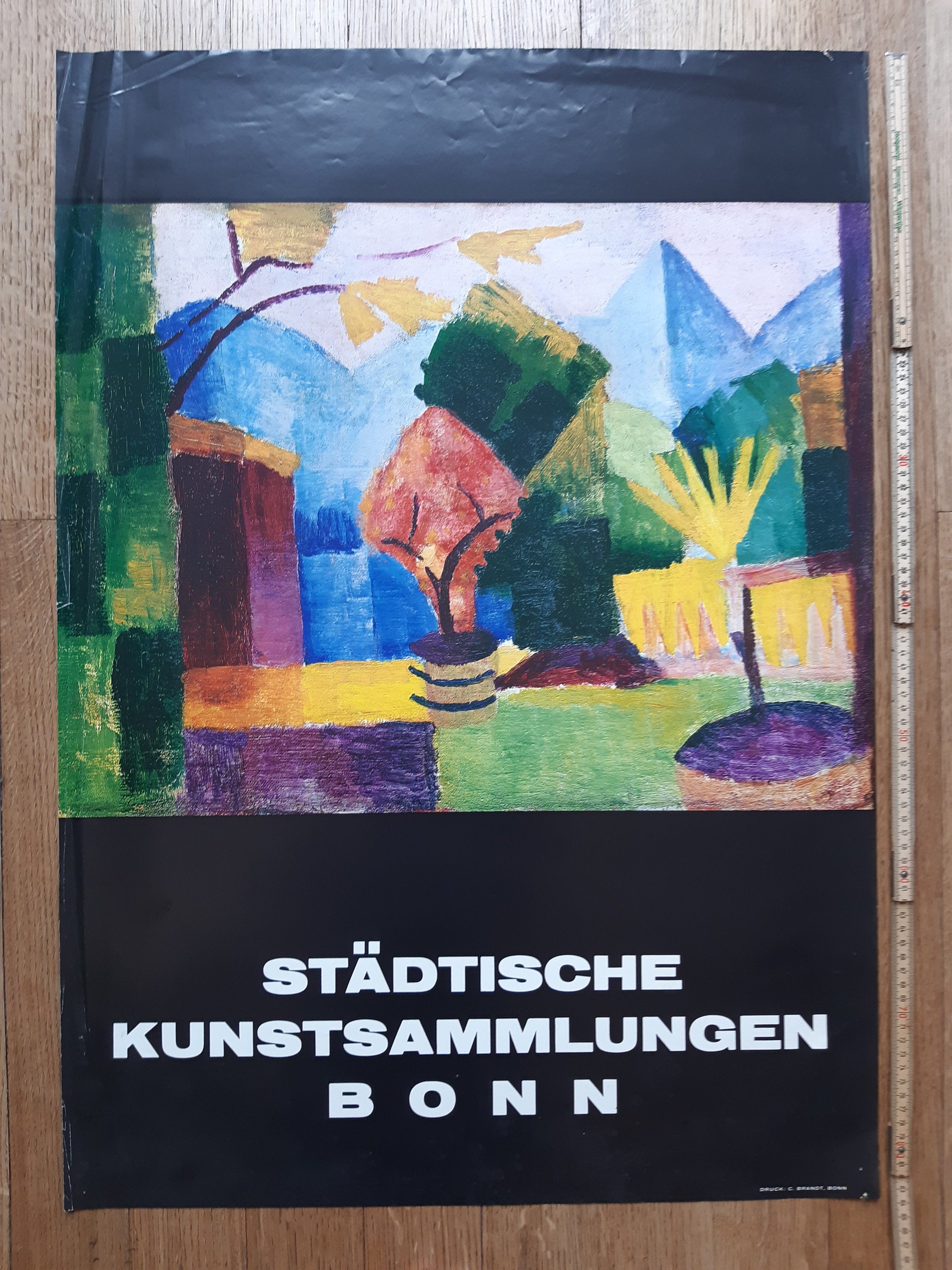 August Macke original art print - 23.4"×33.1" (59.4×84cm)