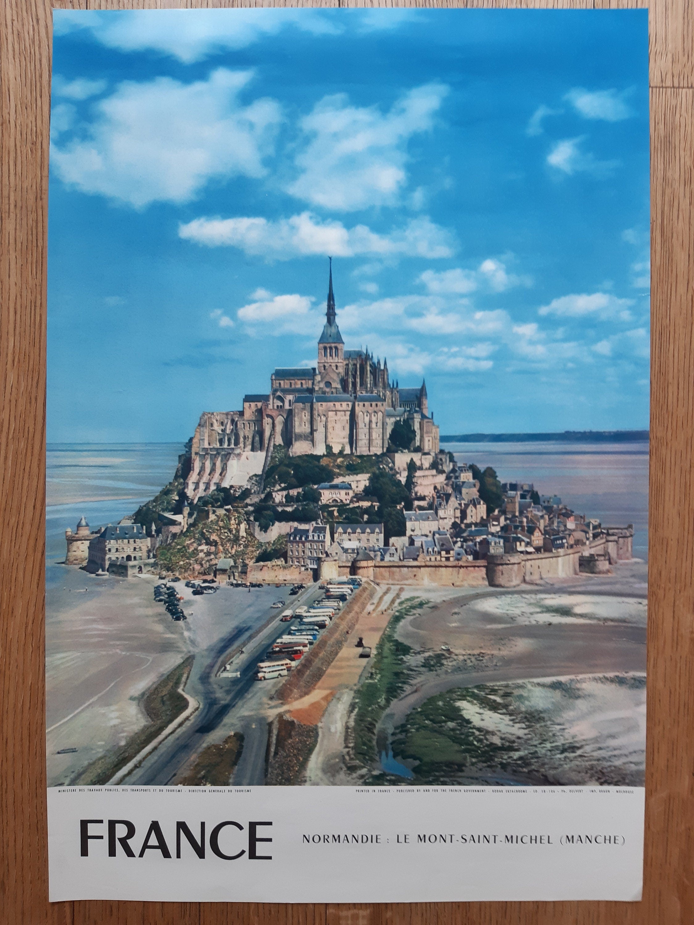 Original französisches Vintage-Reiseplakat – 40×60 cm