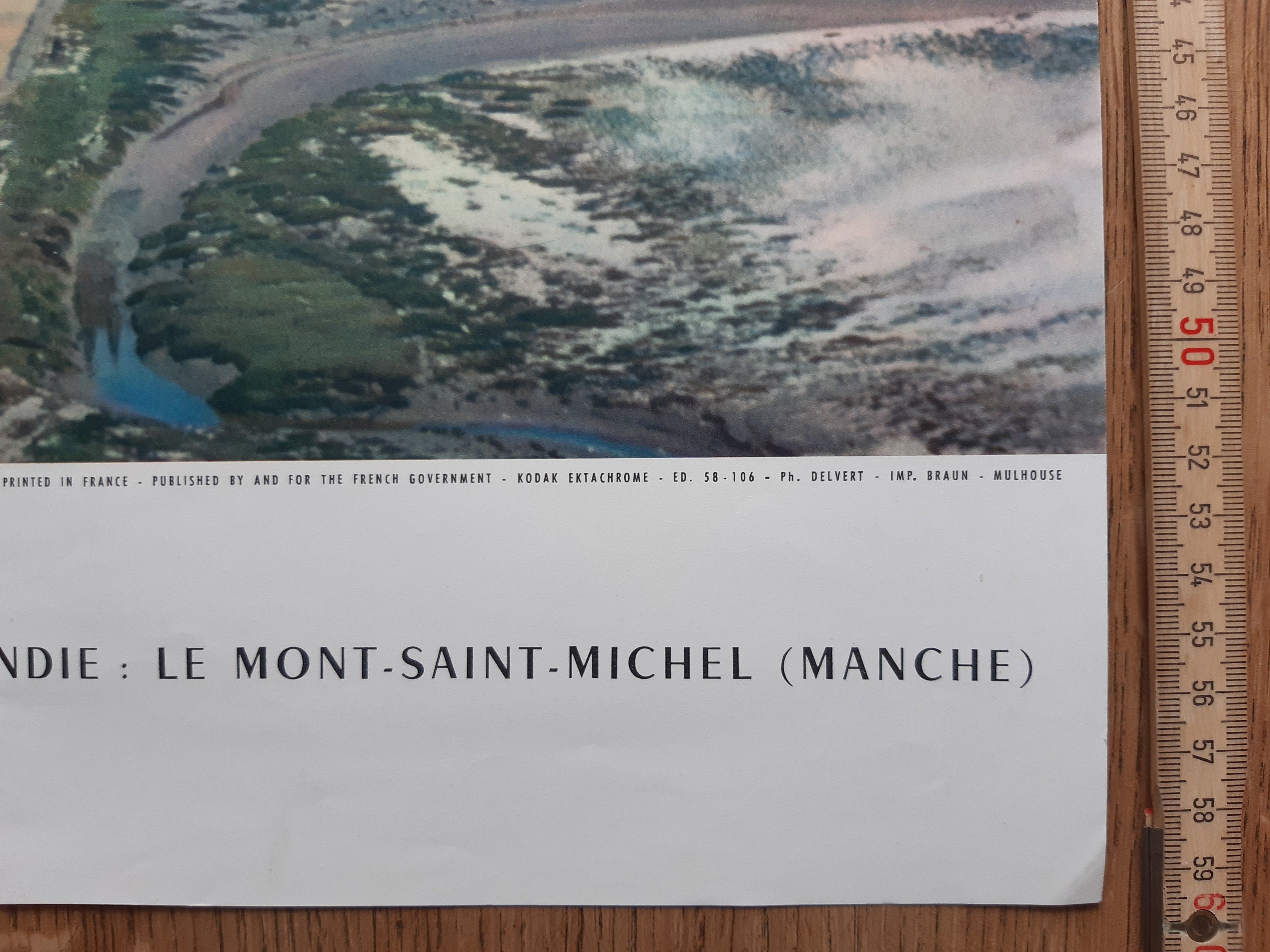 Original französisches Vintage-Reiseplakat – 40×60 cm