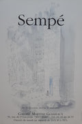 Sempé original exhibition poster - 15.7"×23.6" (40×60cm)