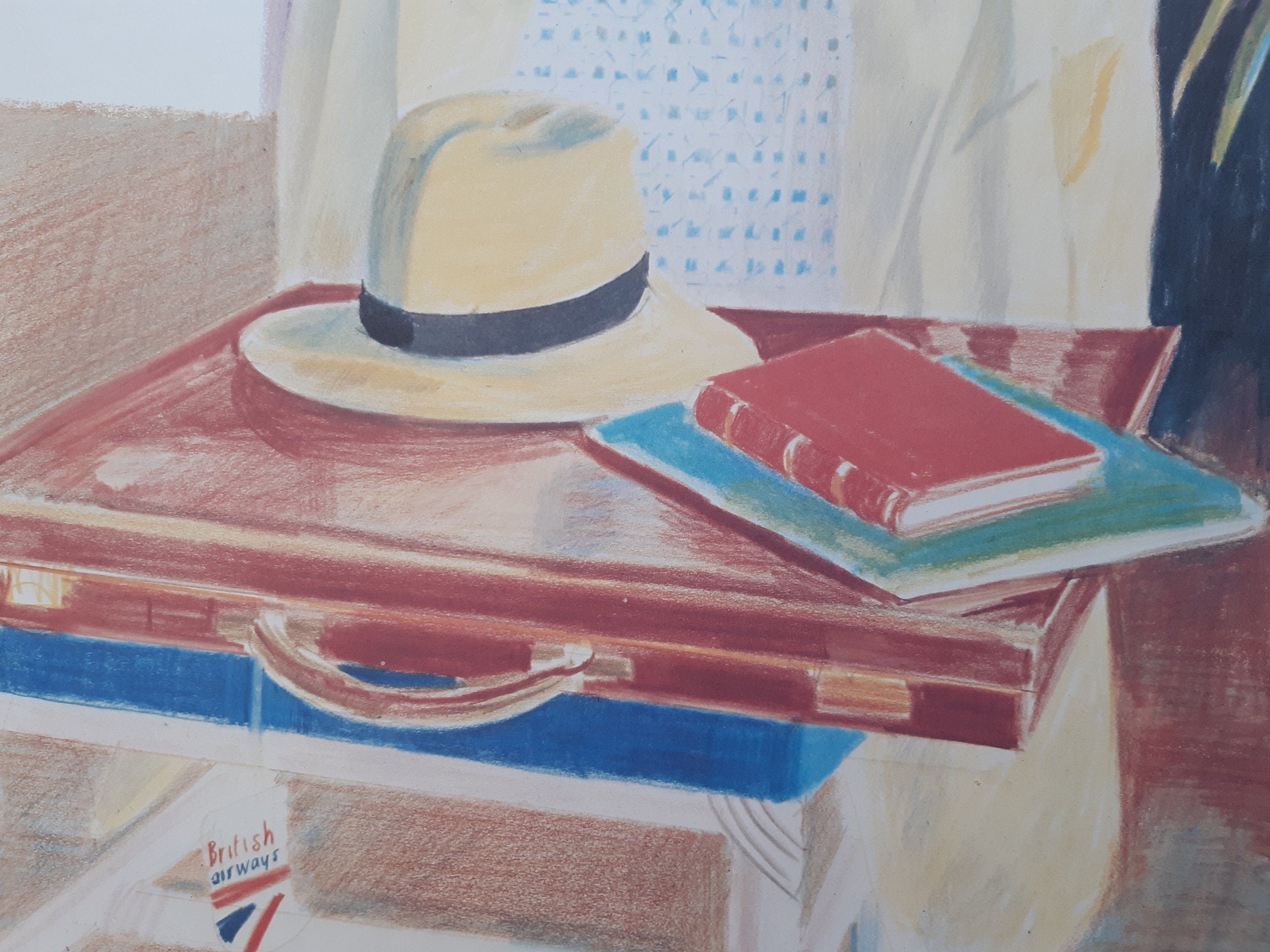 David Hockney original art poster - 19.7"×28.0" (50×71cm)