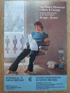 David Hockney original art poster - 12.4"×17.7" (31.5×45cm)