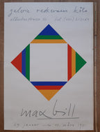 Original-Poster von Max Bill – 59,5 × 84,5 cm