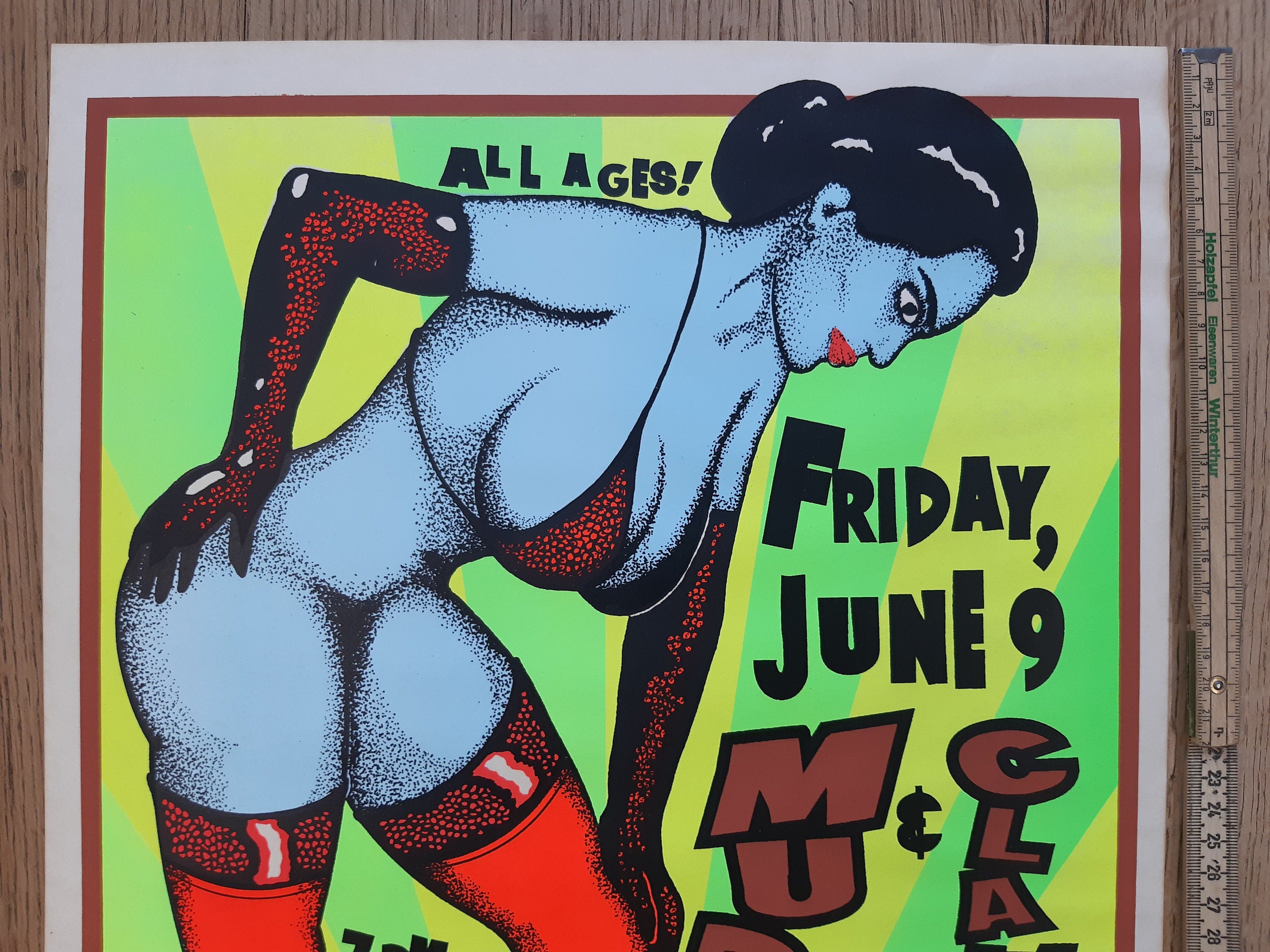 Lindsey Kuhn Original-Poster, handsigniert – 35,8 cm × 58 cm