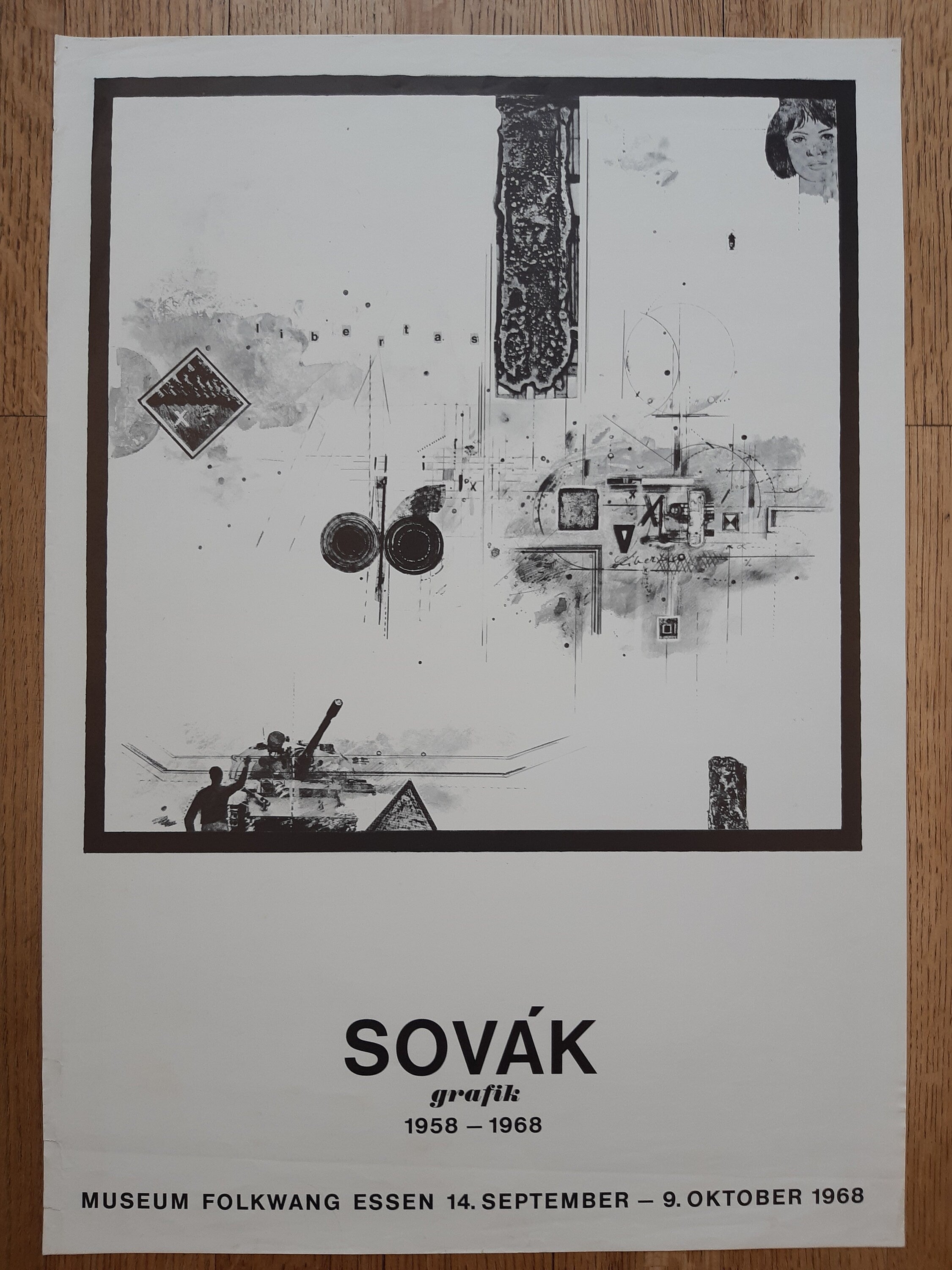 Pravoslav Sovák original art poster - 26.8"×38.6" (68×98cm)