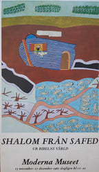 Schalom von Safed Original-Kunstausstellung Plakat - 48,5×85cm (19.1"×33.5")