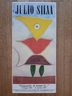 Julio Silva Ausstellungsplakat, Originalkunst – 32,5 × 67 cm