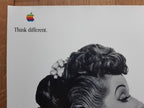 Think different Lucille Ball Desi Arnaz original poster - 35.8"×24.0" (91×61cm)