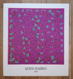 Keith Haring Original-Kunstplakat – 69 × 75,5 cm