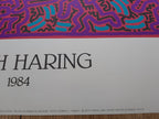Keith Haring Original-Kunstplakat – 69 × 75,5 cm