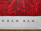 Original-Kunstposter von Keith Haring – 100 × 70 cm