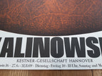 Horst Kalinowski Original-Ausstellungsplakat – 42 x 59 cm
