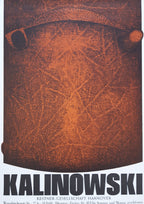 Horst Kalinowski Original-Ausstellungsplakat – 42 x 59 cm