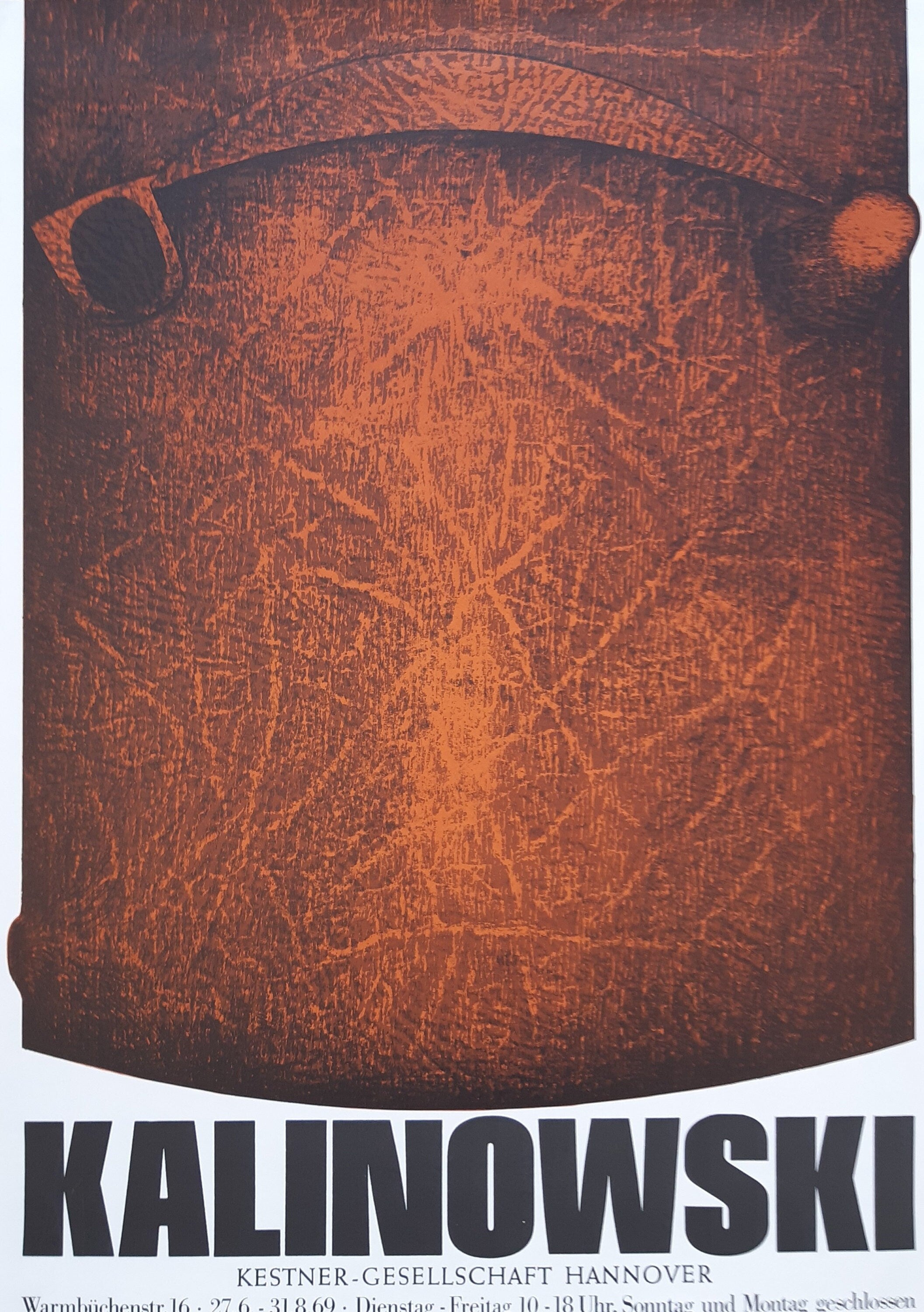 Horst Kalinowski Original-Ausstellungsplakat – 42 x 59 cm
