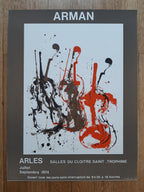 Arman original art poster - 19.4"×25.4" (49.2×64.5cm)