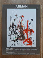 Arman original art poster - 19.4"×25.4" (49.2×64.5cm)