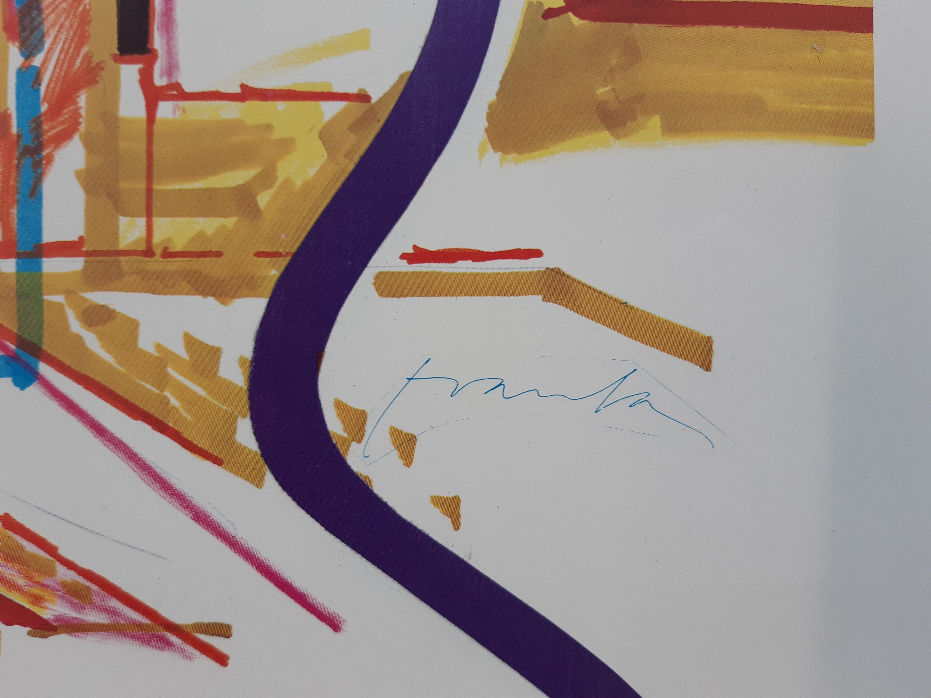 Musique a Vence Original-Kunstposter - 40,1×62,6cm